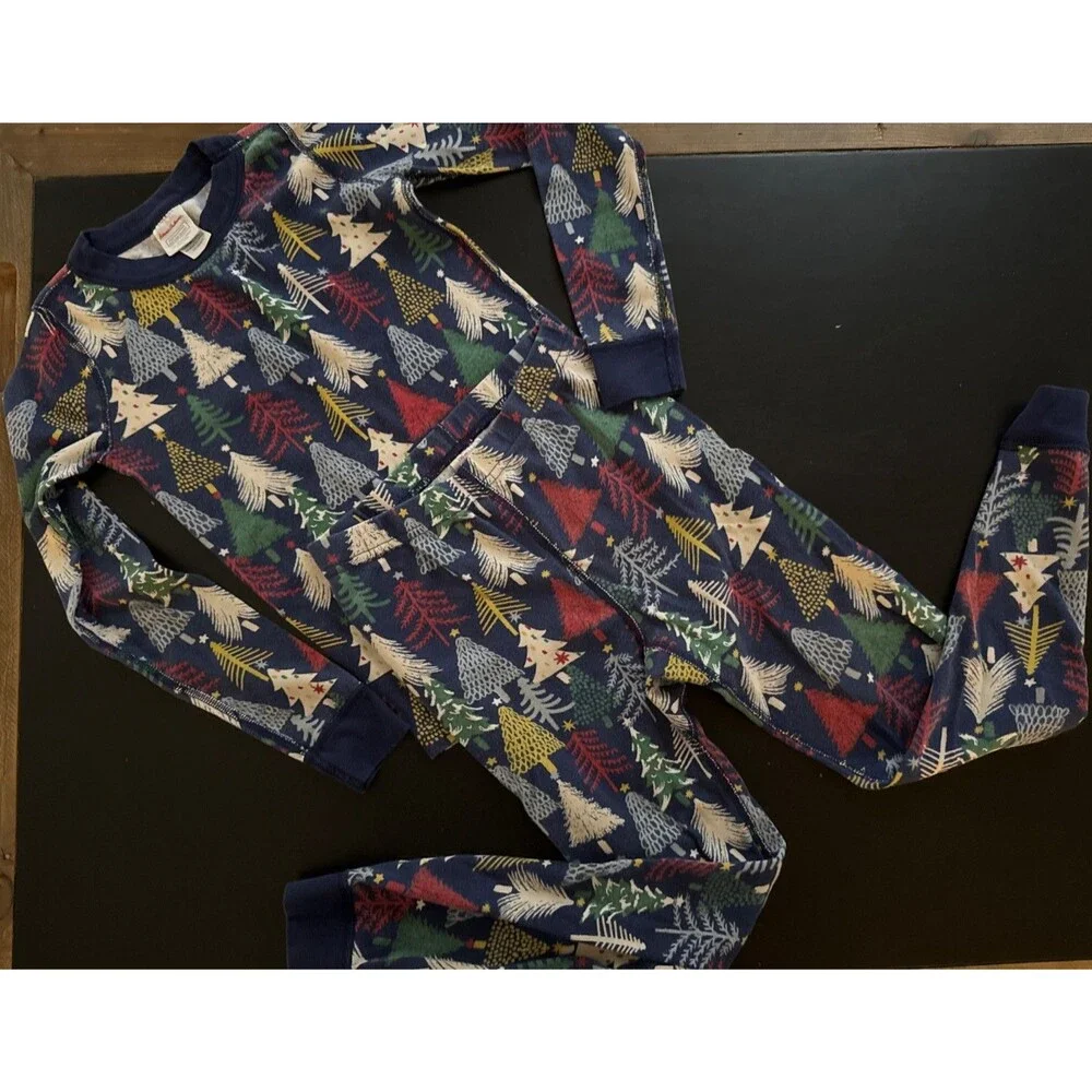 Hanna Andersson Kid’s Size 130cm/US 8 Christmas 🎄 Pajama Top & Bottom Set